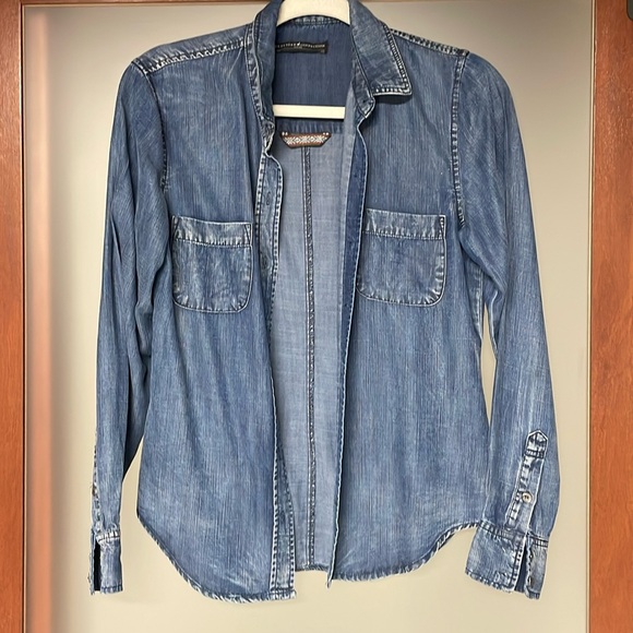 Peruvian Connection Chambray shirt - Picture 1 of 4